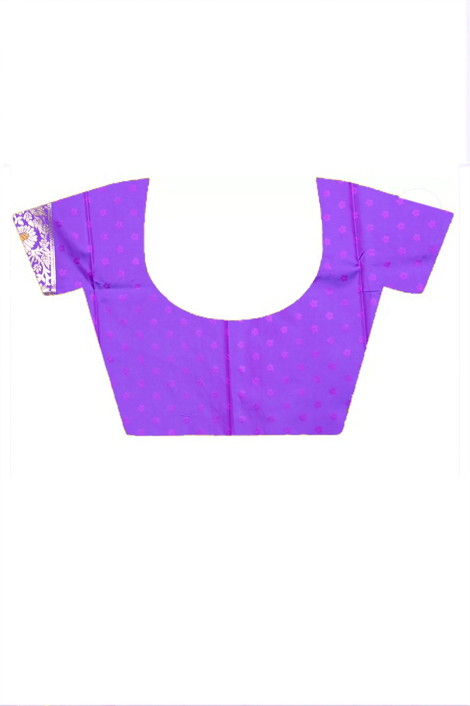 Lavender Cotton Silk Parosha Kathan Saree (509)